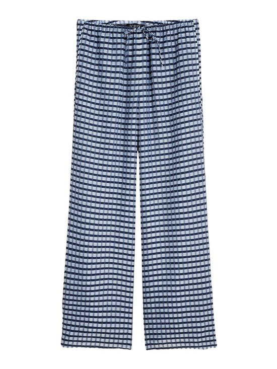 J. Crew Pants - 🆕 JCREW Crinkled Beach Pant in Gingham